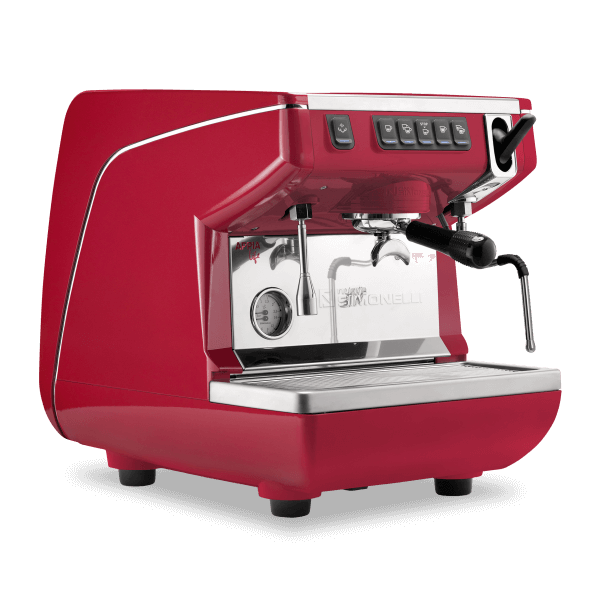 New Nuova Simonelli 1-Group Commercial Coffee Machine（Red）