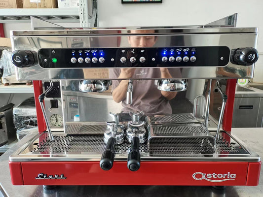 Astoria 'Like-New' Commercial Used Coffee Machine（Red）