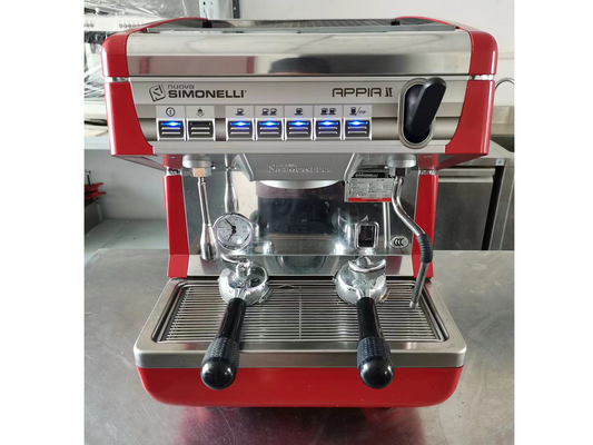 Nuova Simonelli 1-Group'Like-New' Commercial Used Coffee Machine（Red）