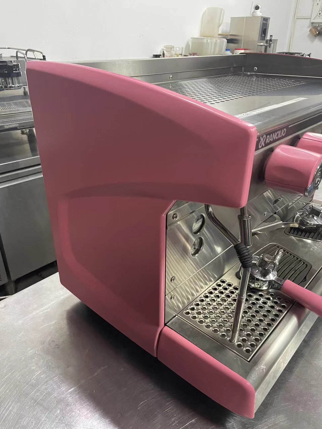 Rancilio 'Like-New' Commercial Used Coffee Machine（Pink）