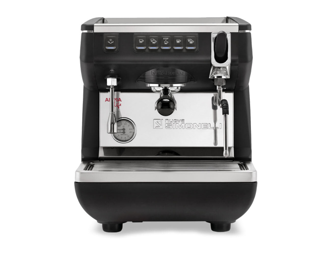 New Nuova Simonelli 1-Group Commercial Coffee Machine（Black）